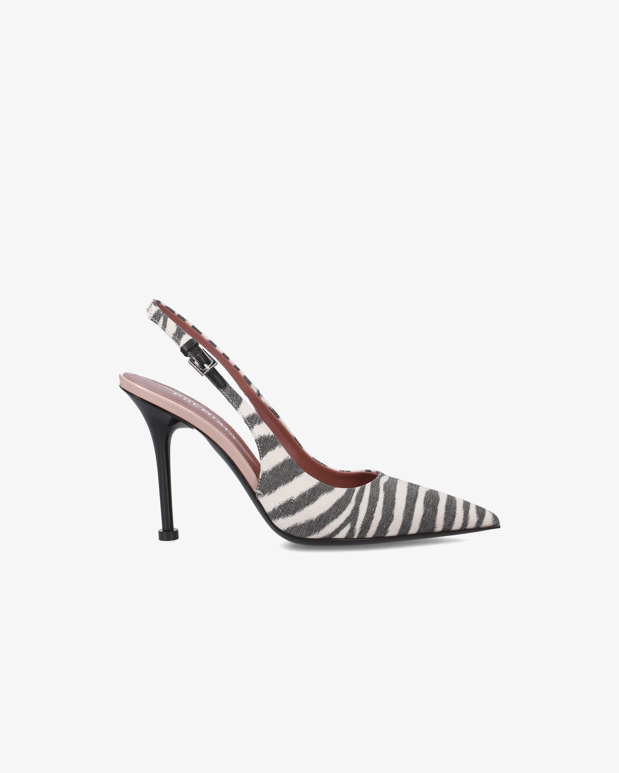 Chanel Canvas Zebra with Glossy Black Stiletto Heel | Premiata.us