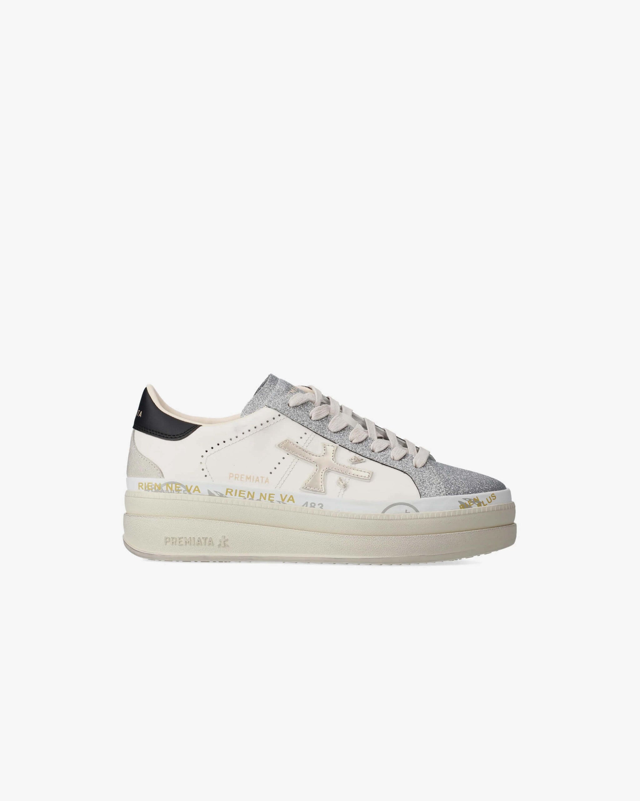 PREMIATAスニーカー42 Black Leather Laced Shoes 32310C – Premiata.us