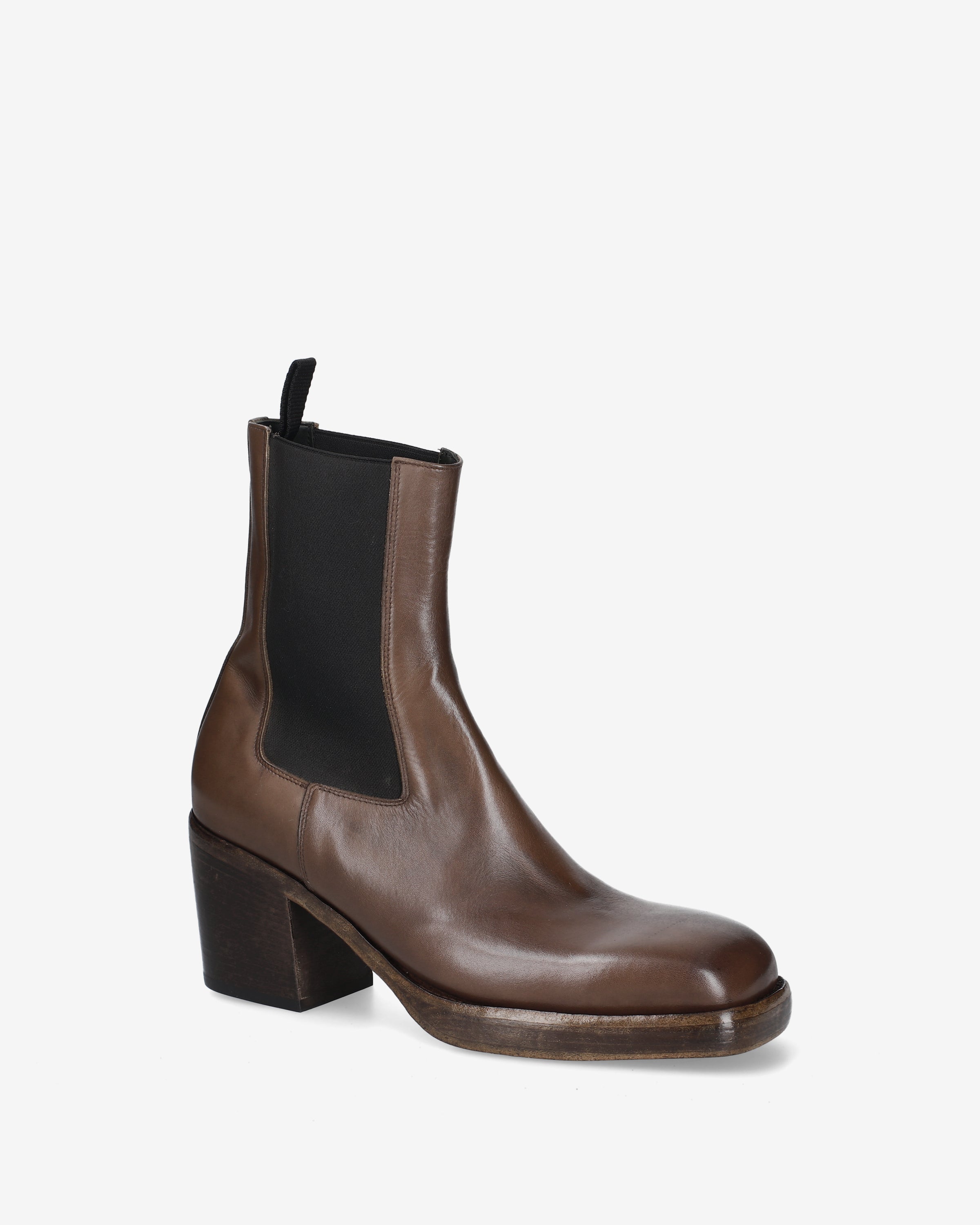 Box Calf Leather Chelsea Boots Ebony - Premiata