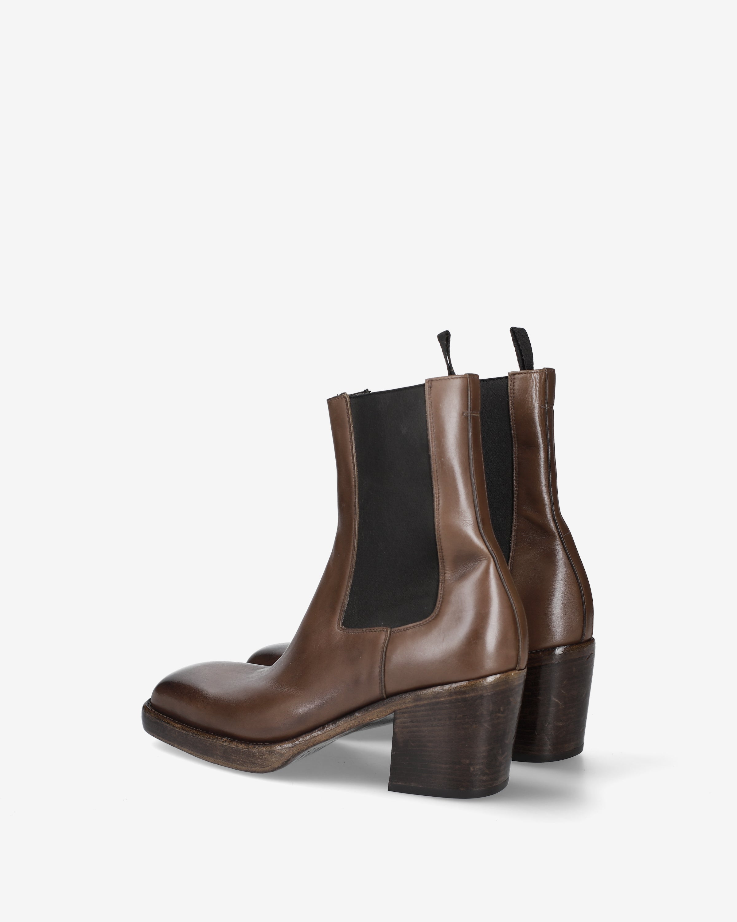 Box Calf Leather Chelsea Boots Ebony - Premiata