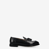 Tasseled Leather Loafer Black
