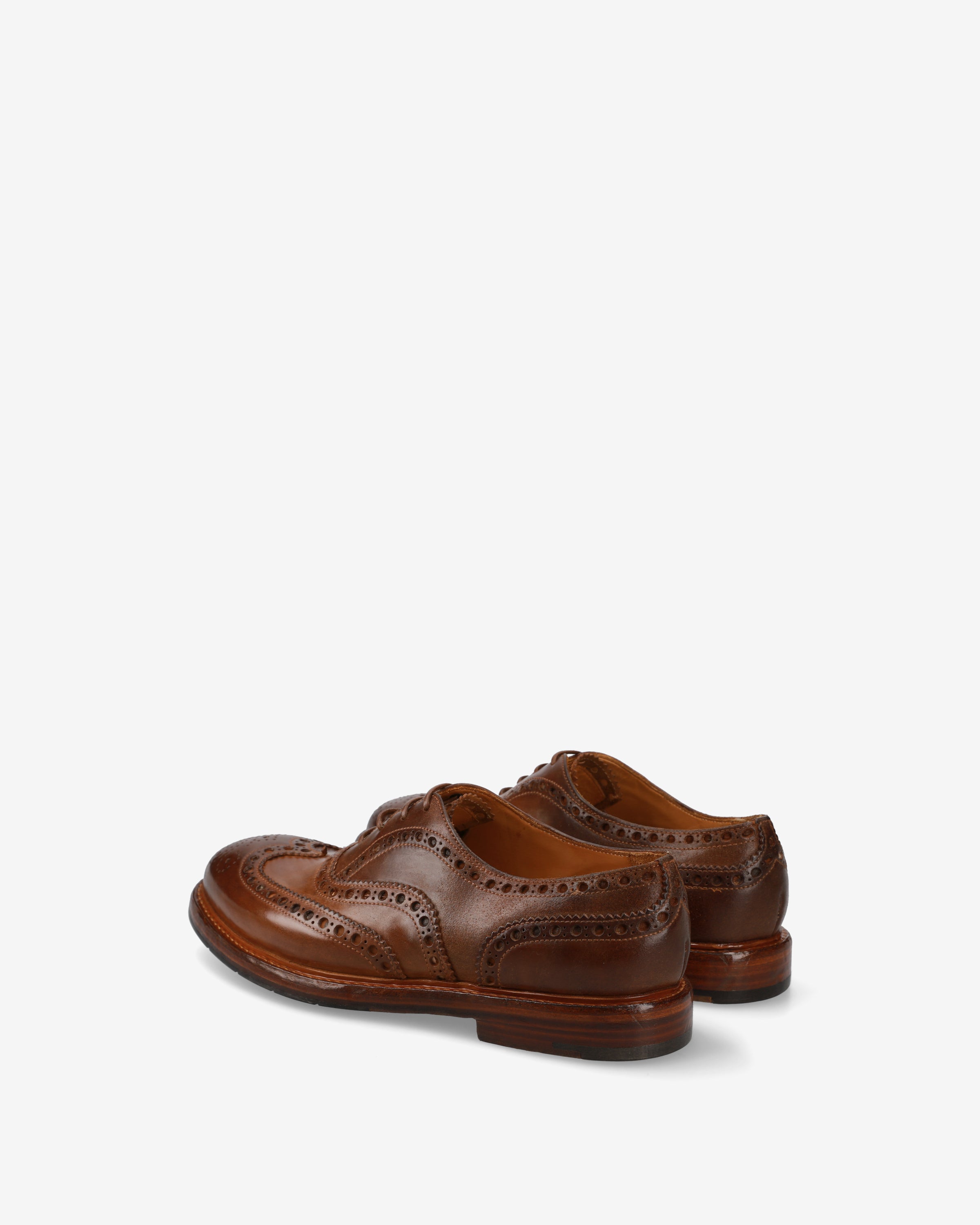 Cordovan Brogue Derby Oak - Premiata
