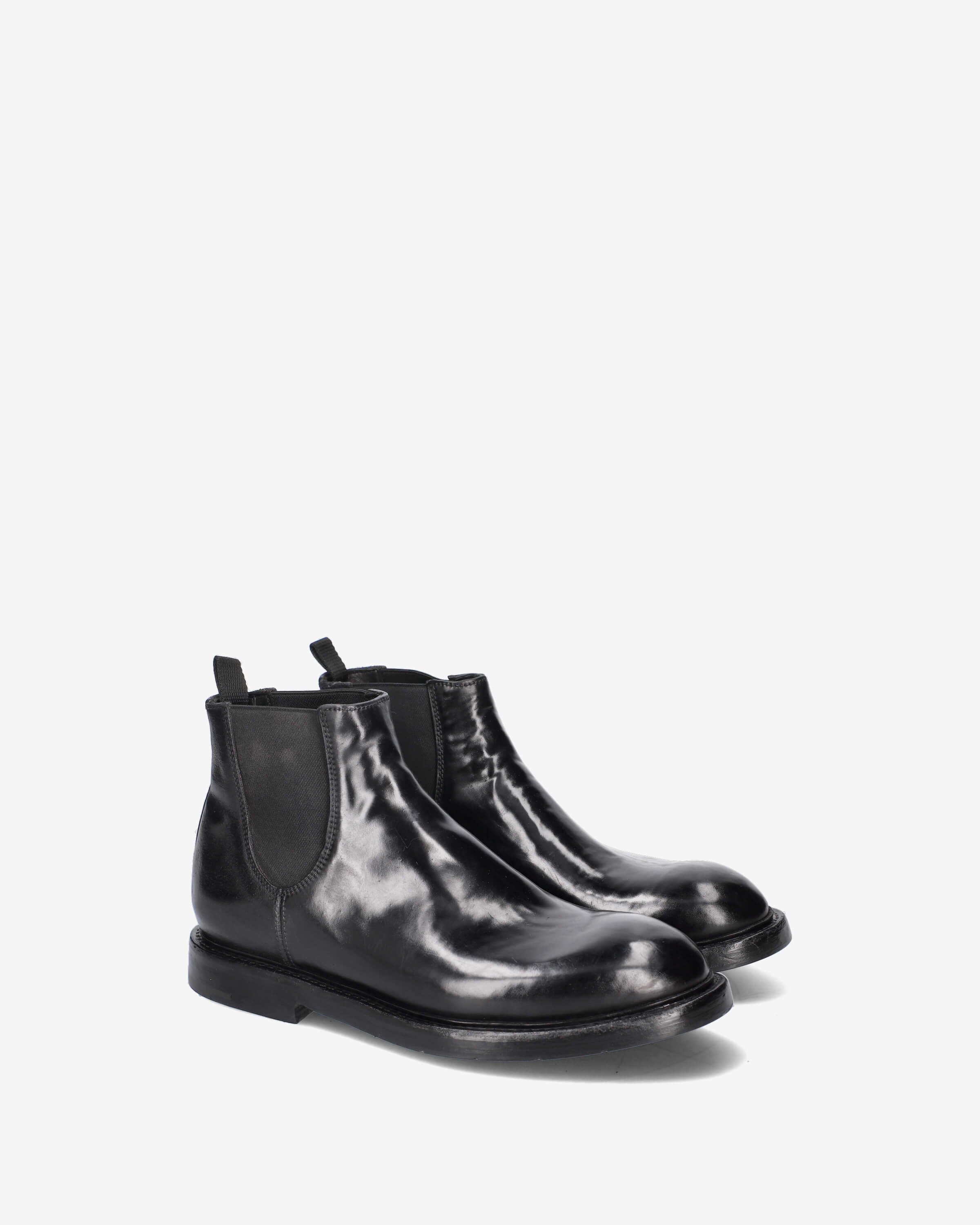 Ankle boots in Cordovan Black