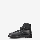 Leather Lace-Up Ankle Boots