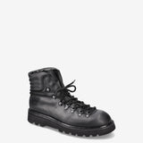Leather Lace-Up Ankle Boots