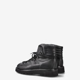 Leather Lace-Up Ankle Boots