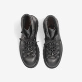 Leather Lace-Up Ankle Boots