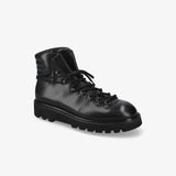 Black Leather Boots 32122T