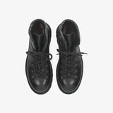 Black Leather Boots 32122T