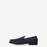 Blue Suede loafers