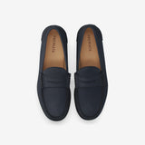 Blue Suede loafers