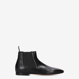 Black Leather ankle boots