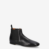 Black Leather ankle boots