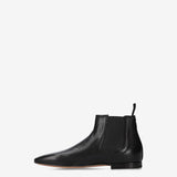 Black Leather ankle boots