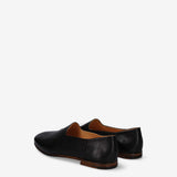 Black Leather slippers