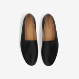 Black Leather slippers