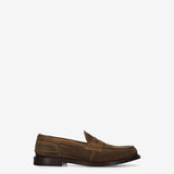 Suede Penny Loafer Mud