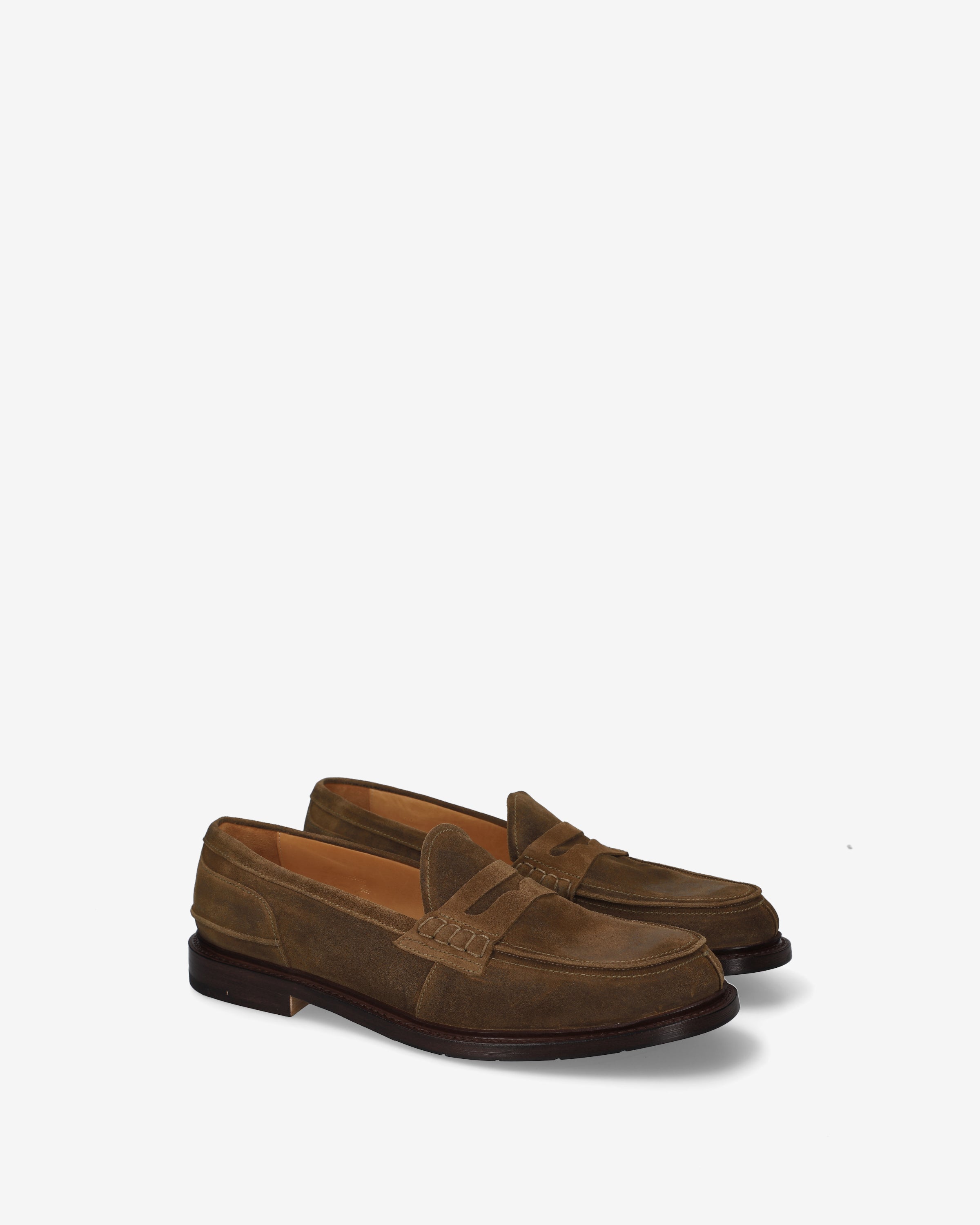 Suede Penny Loafer Mud