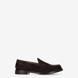 Suede Penny Loafer Ebony