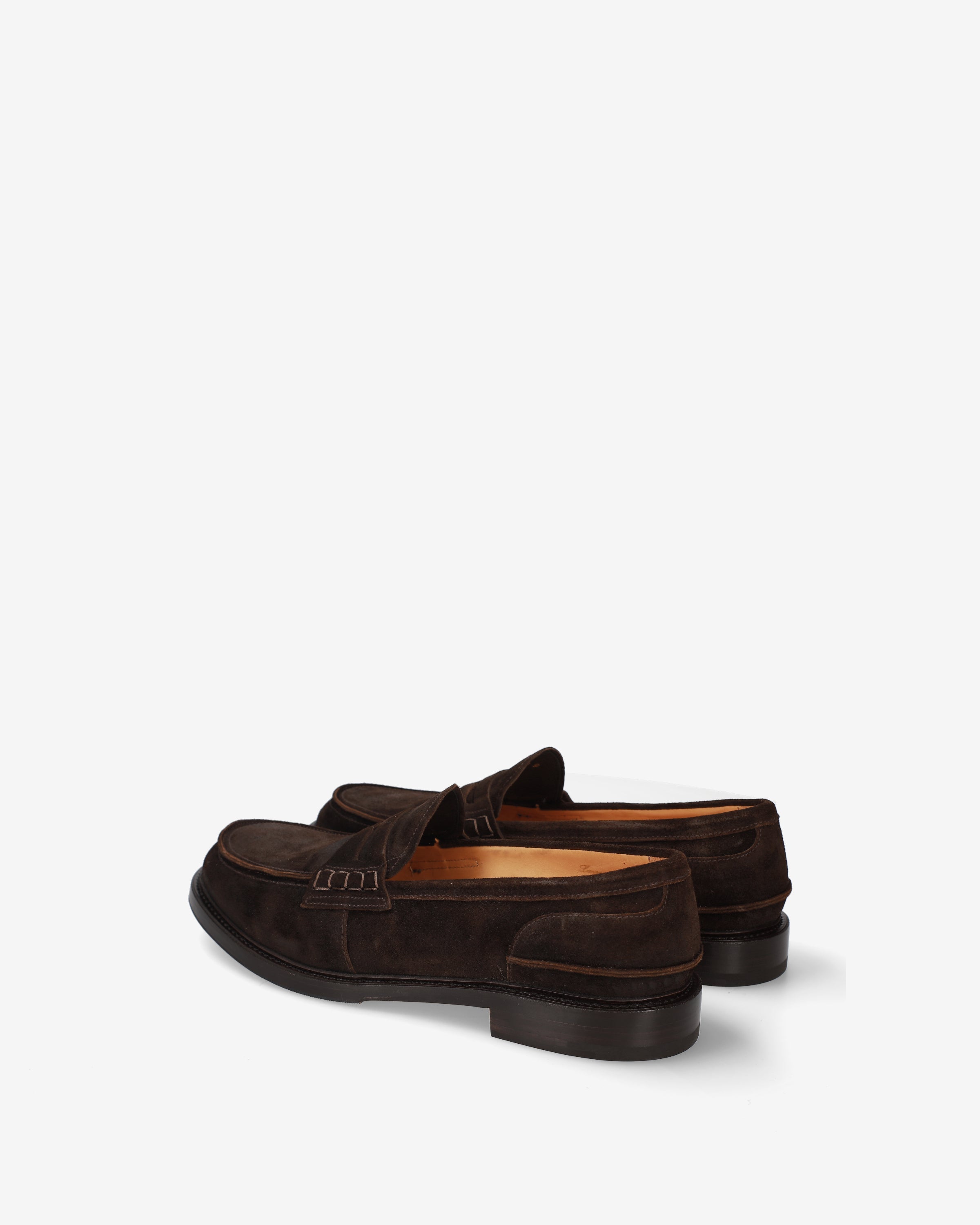 Suede Penny Loafer Ebony