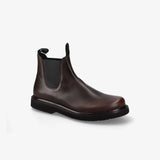 Brown Leather Chelsea Boots