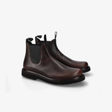 Brown Leather Chelsea Boots
