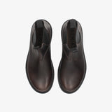 Brown Leather Chelsea Boots