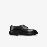 Black Leather Laced Shoes 32310C
