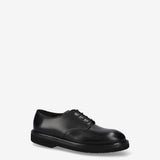 Black Leather Laced Shoes 32310C