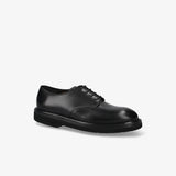 Black Leather Laced Shoes 32310C