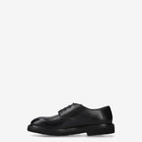 Black Leather Laced Shoes 32310C