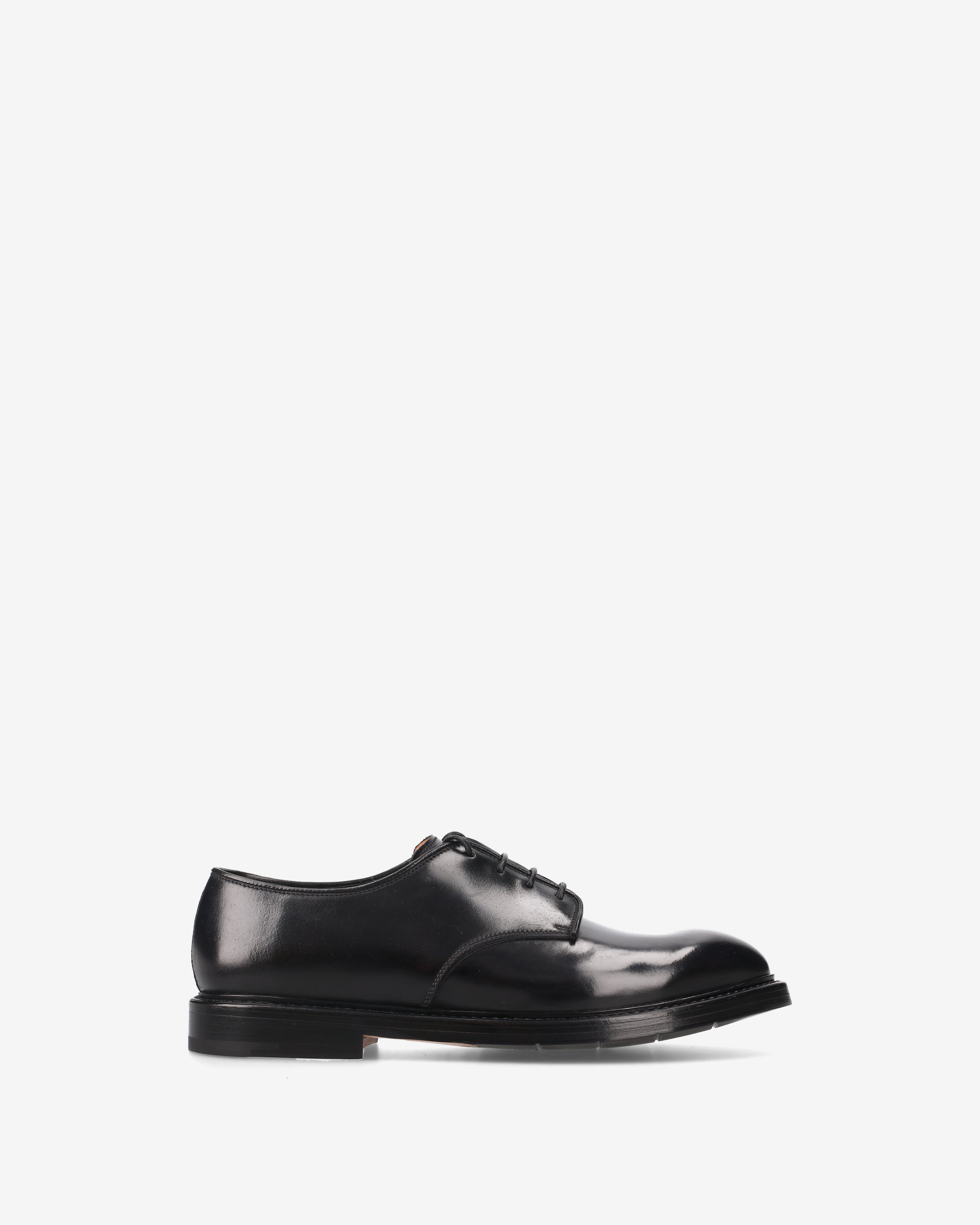 Black Leather Derby