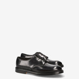 Black Leather Derby