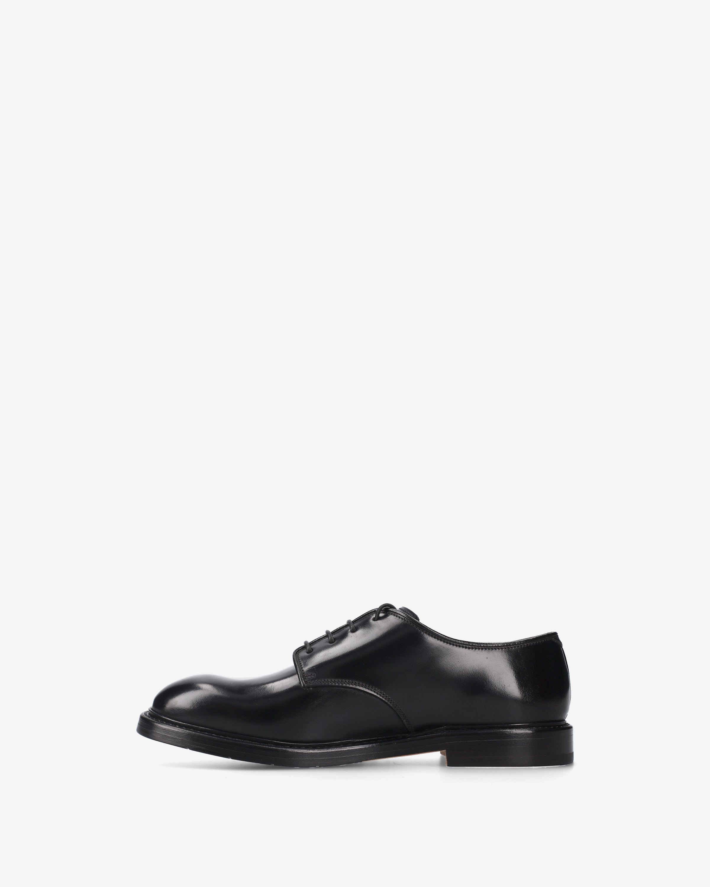 Black Leather Derby