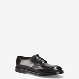 Black Leather Derby
