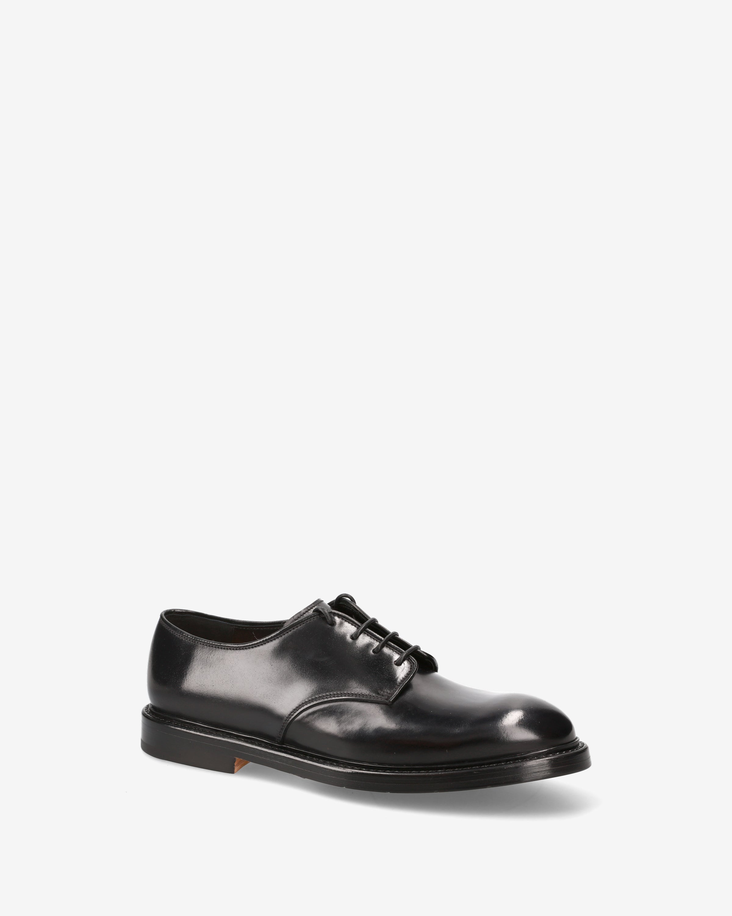 Black Leather Derby