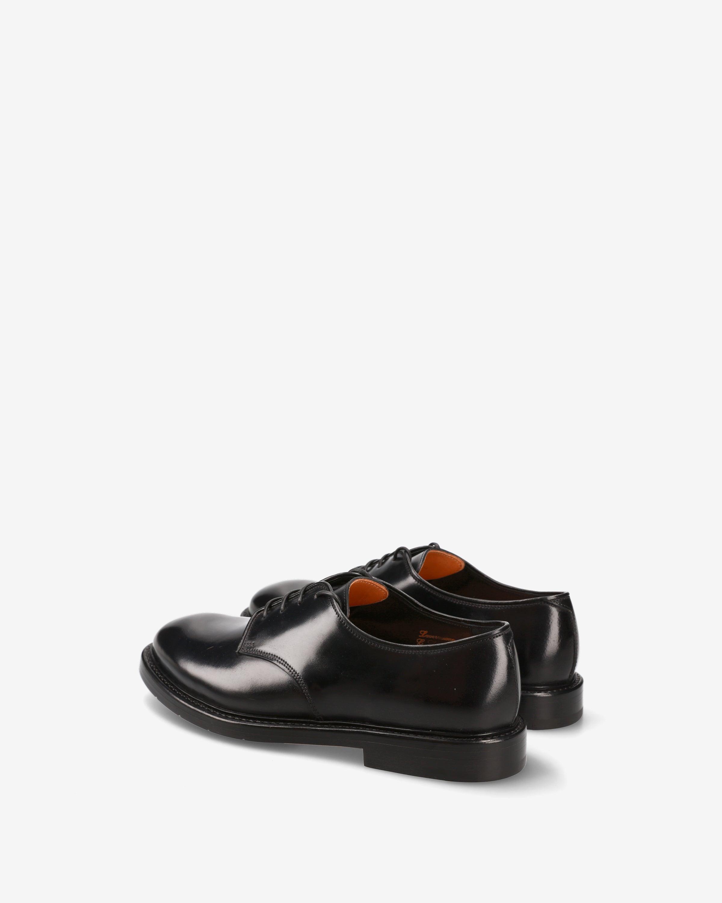Black Leather Derby
