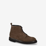 Brown Suede Leather Boots 32312B