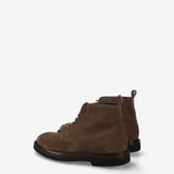 Brown Suede Leather Boots 32312B