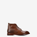 Cordovan Lace-Up Ankle Boots Oak