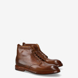 Cordovan Lace-Up Ankle Boots Oak