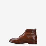 Cordovan Lace-Up Ankle Boots Oak