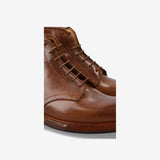 Cordovan Lace-Up Ankle Boots Oak