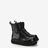 Leather Combat Boots Black - Premiata