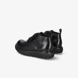 Black Leather Moc Boots 32324C