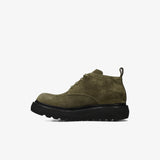 Suede Lace-Up Mid Shoe Olive
