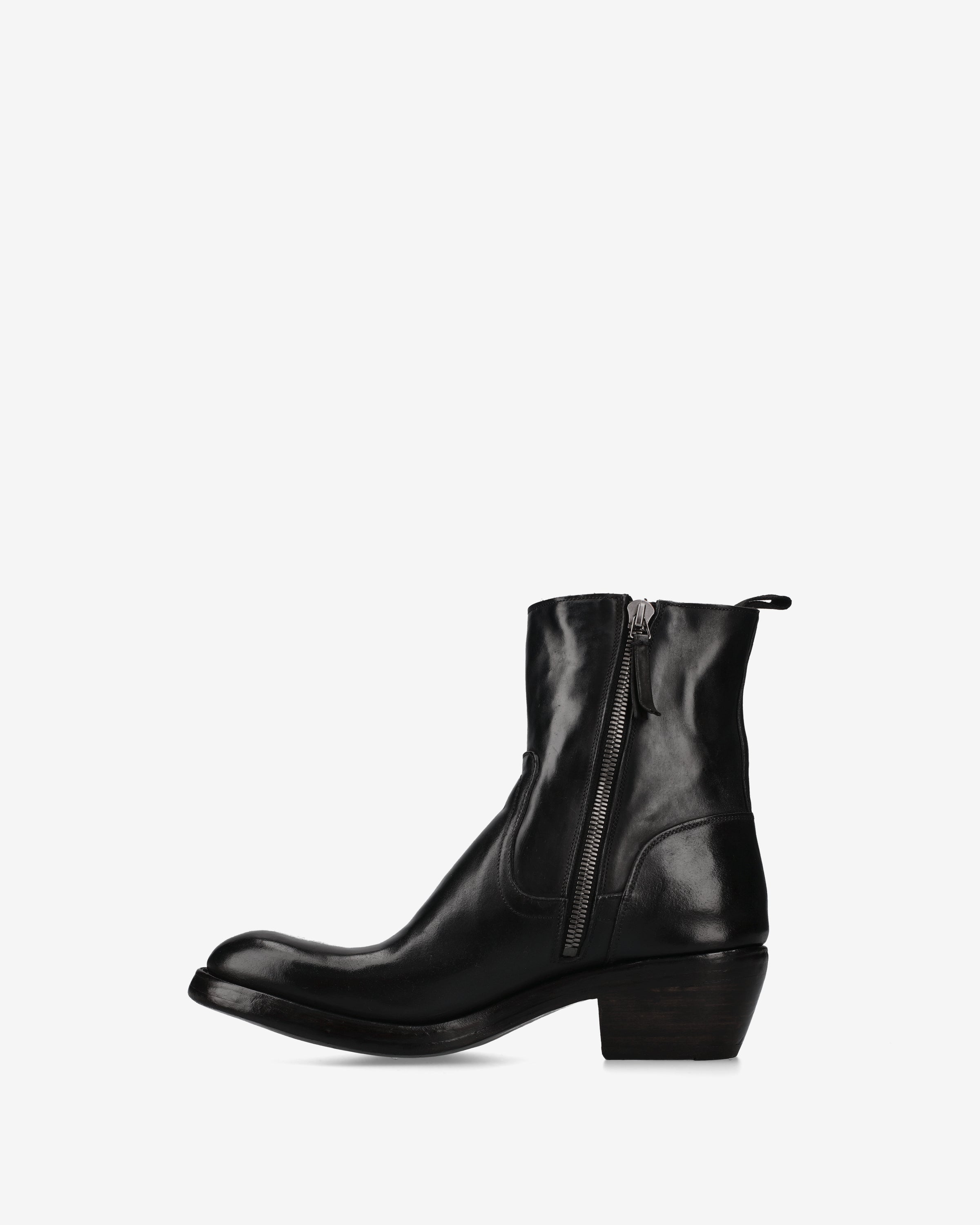 King Leather Ankle Boots Black - Premiata