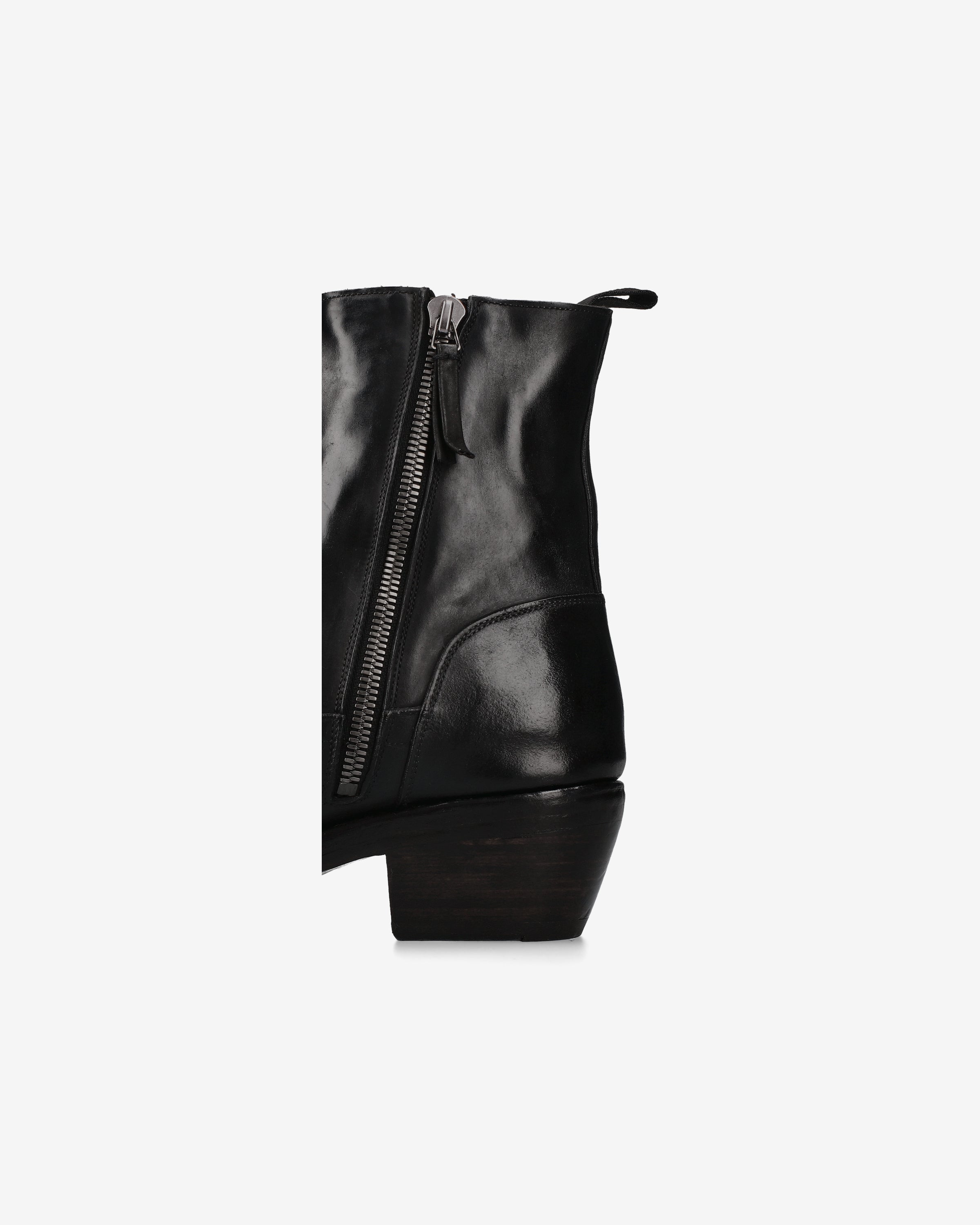 King Leather Ankle Boots Black - Premiata