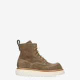 Suede ankle boot