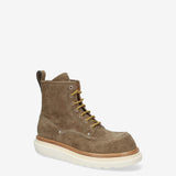 Suede ankle boot